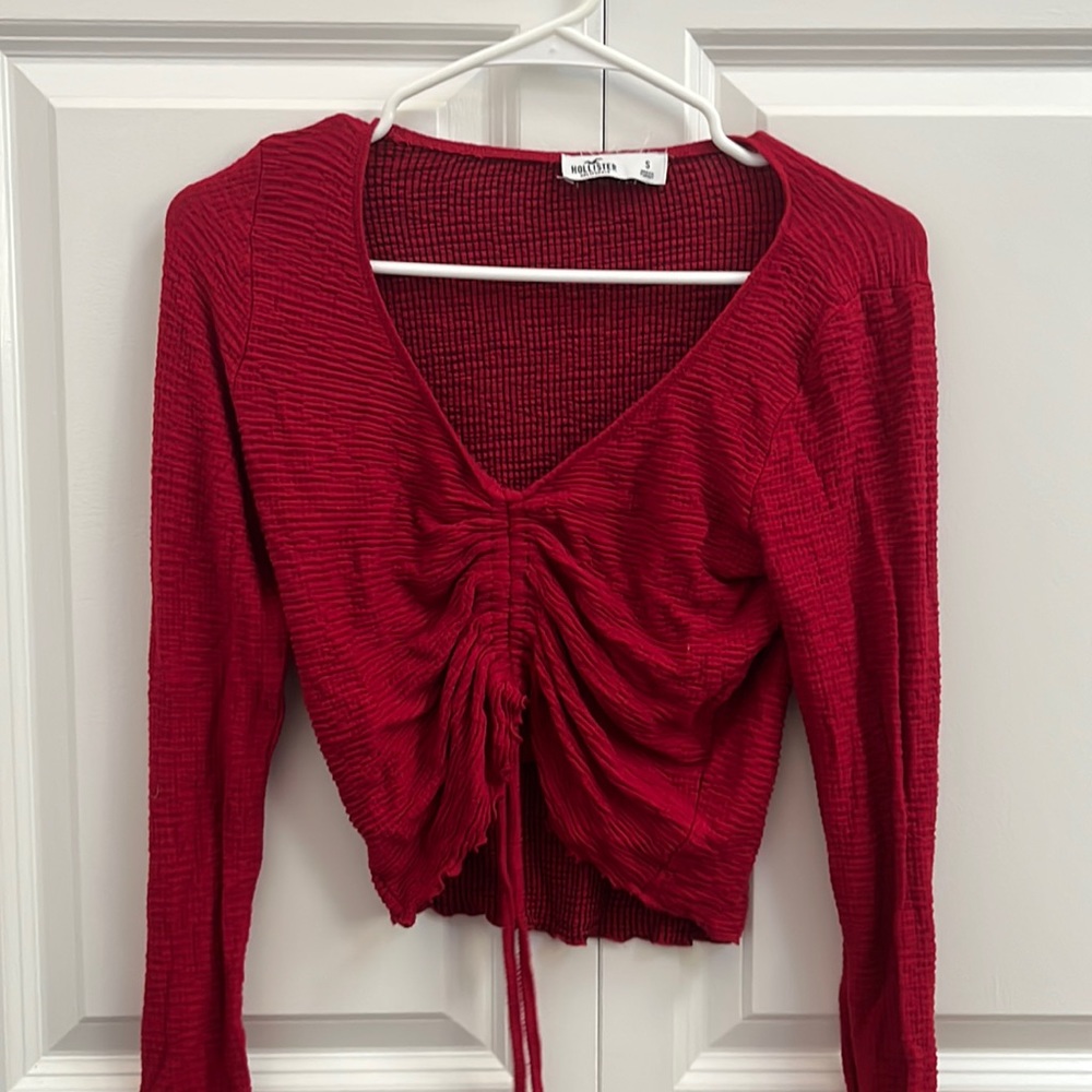 Red Hollister Long Sleeve